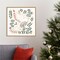 Holiday Sparkle VIII by Dina June 22-in. W x 22-in. H. Canvas Wall Art Print Framed in Natural